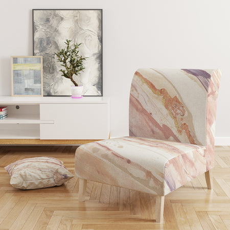 Copper Shabby Dreams - Upholstered Shabby Chic Accent Chair