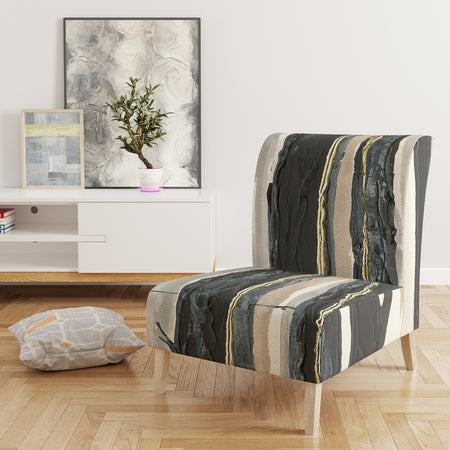 Forest Silhouette II - Upholstered Modern Farmhouse Accent Chair