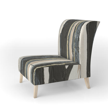 Forest Silhouette II - Upholstered Modern Farmhouse Accent Chair