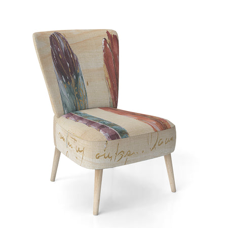 Feathers Cottage Family - Upholstered Lake House Accent Chair