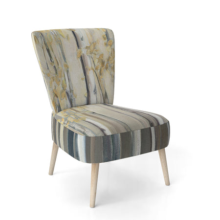 Golden Birch Forest I - Upholstered Landscapes Accent Chair