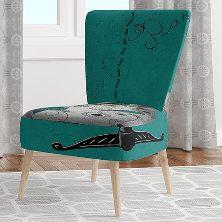 French Couture IV - Upholstered Fashion Accent Chair
