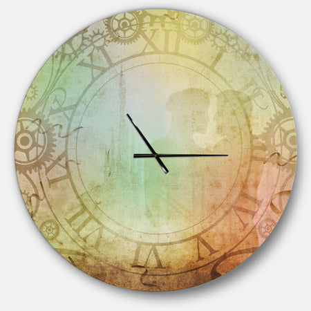 Vintage Antique style - Oversized Contemporary Wall CLock