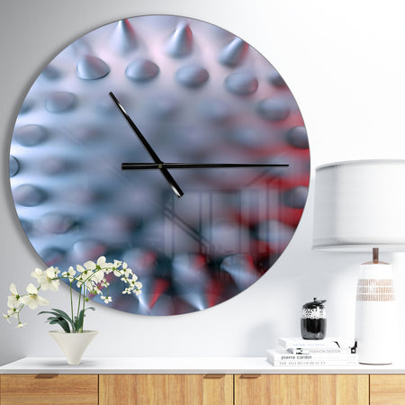 Macro Prickly Texture Design - Oversized Modern Wall CLock