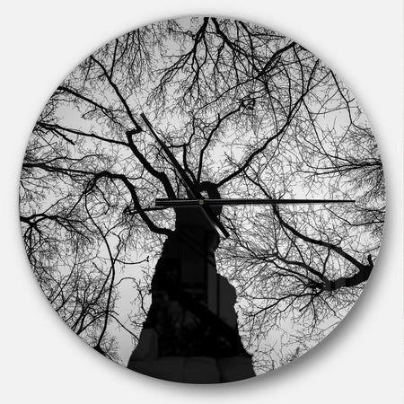 Hoto of Winter Branches - Oversized Forest Wall CLock