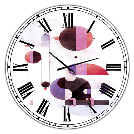 Rainbow Swinger - Large Mid-Century Wall Clock