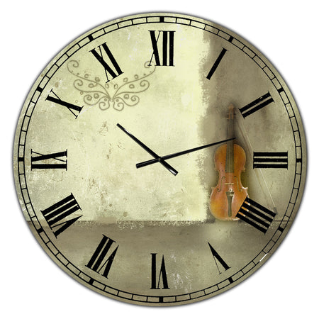 Resting Notes - Oversized Cottage Wall Clock