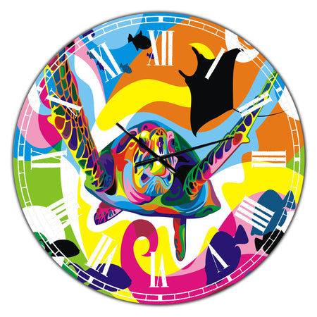 Underwater - Oversized Modern Wall Clock