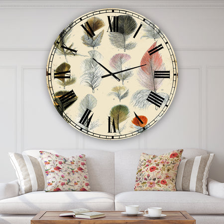 Old Style Feathers Catalogue - Oversized Cottage Wall Clock