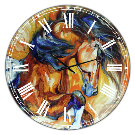 Dance Of The Wild One - Oversized Cottage Wall Clock
