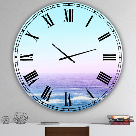 Ocean View - Oversized Nautical & Coastal Wall Clock