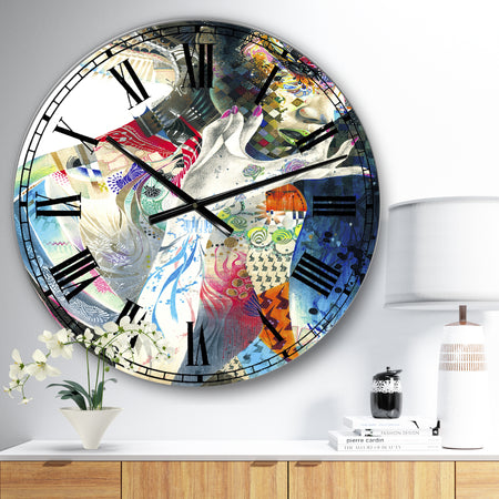 Urban Beauty Wondering - Large Modern Wall Clock