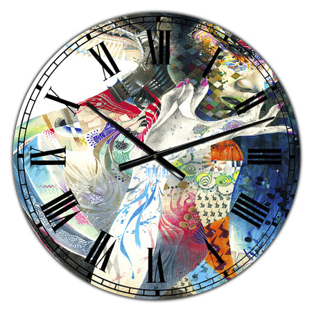 Urban Beauty Wondering - Large Modern Wall Clock