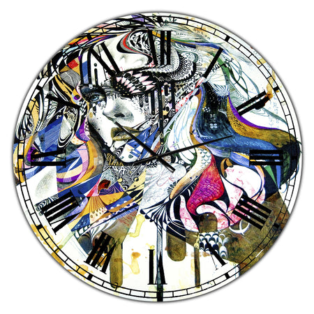 Reminiscence II - Oversized Modern Wall Clock