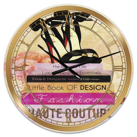 Fashionista Reads 2 - Large Fashion Wall Clock