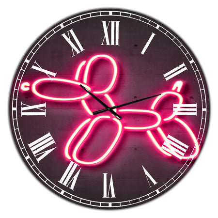 Balloon dog - Oversized Modern Wall Clock