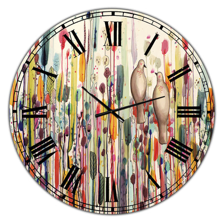 L'un Pour L'autre - Oversized Cottage Wall Clock