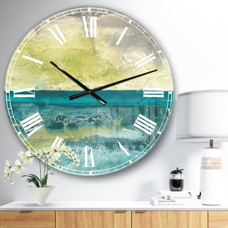 Beyond the Horizon I - Traditional Landscape Large Wall CLock