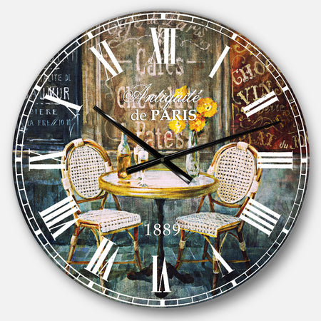 French Cafe - Traditional Wall CLock