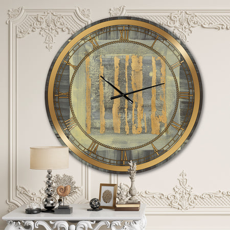 Galm Abstract II - Glam Large Wall CLock