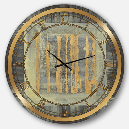 Galm Abstract II - Glam Large Wall CLock