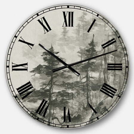 Asian Forest - Cabin & Lodge Wall CLock
