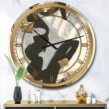 Glam Collage II - Glam Large Wall CLock