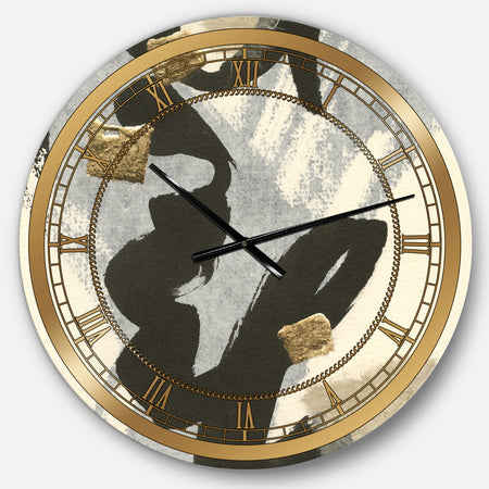 Glam Collage II - Glam Large Wall CLock