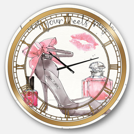 Glam Chic Accents IV - Glam Wall CLock