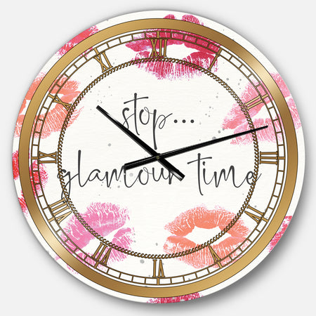 Chic Accents VI - Glam Oversized Wall CLock