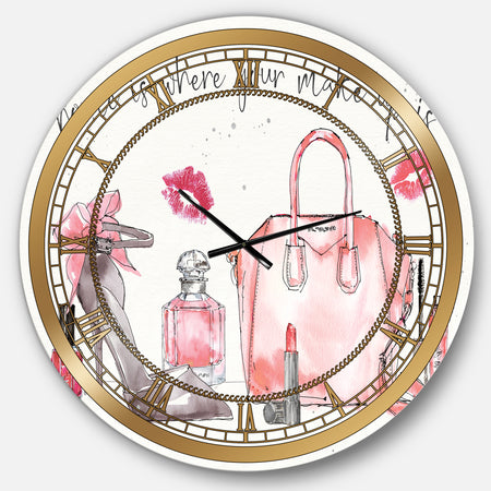 Chic Accents I - Glam Wall CLock