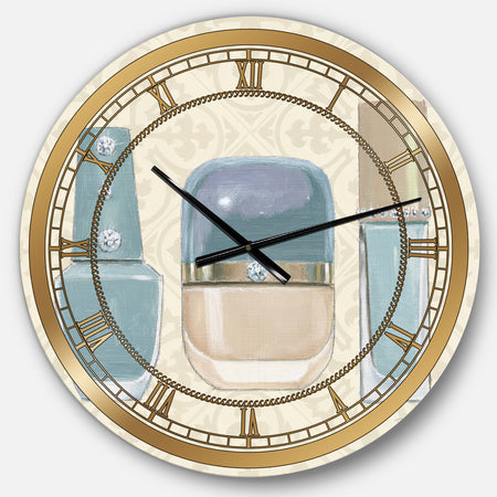 Glam cosmetics Blue accessories - Glam Large Wall CLock