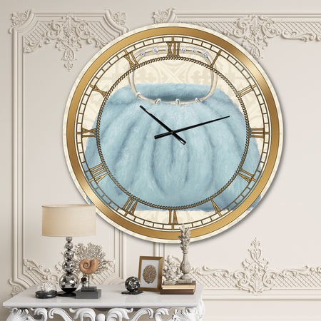 Glam cosmetics Blue Bag - Glam Large Wall CLock