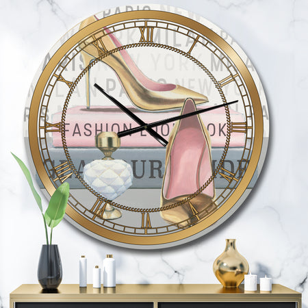Glam fashion High Heels III - Posh & Luxe Large Wall CLock