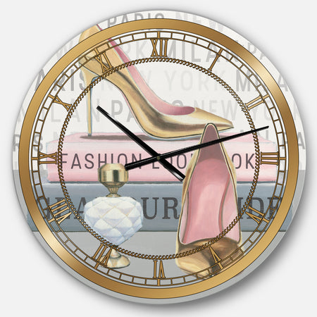 Glam fashion High Heels III - Posh & Luxe Large Wall CLock