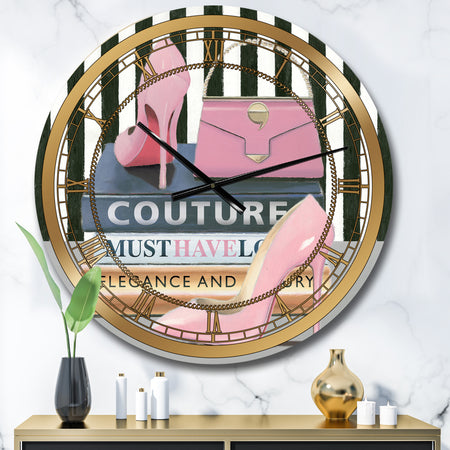 Glam fashion High Heels VII - Posh & Luxe Wall CLock