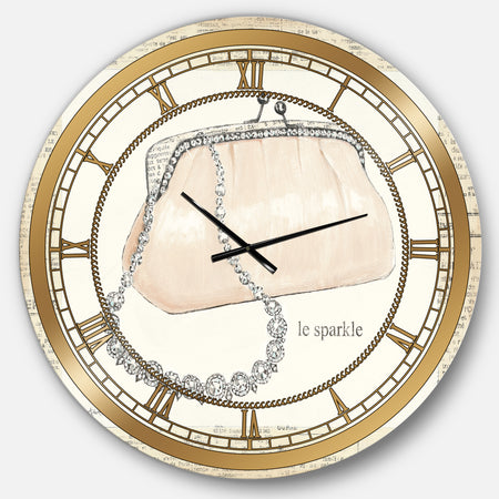 Chic Galm Closet II - Glam Large Wall CLock