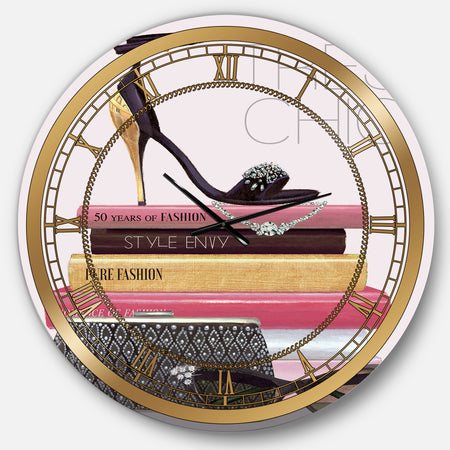 Paris Glamourous Gold Style I - Glam Oversized Wall CLock