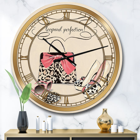 Glam fashion handbags II - Glam Large Wall CLock
