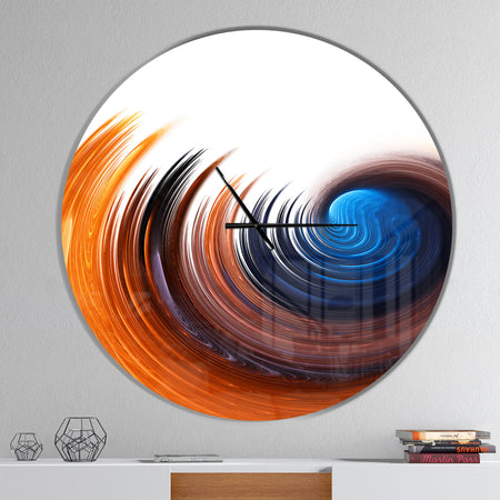 Elegant Spiral Design - Oversized Modern Wall CLock