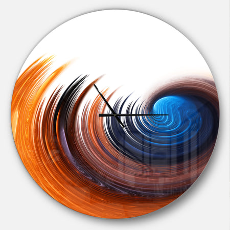 Elegant Spiral Design - Oversized Modern Wall CLock