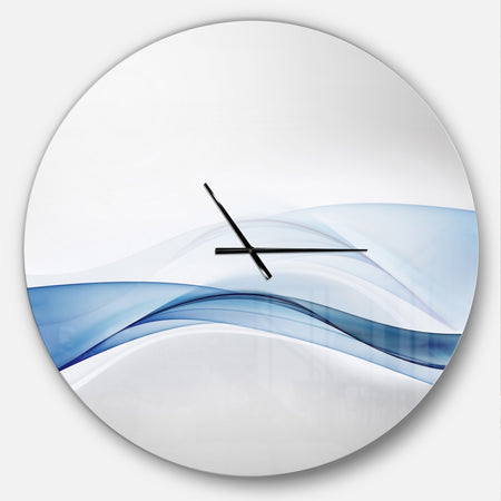 3D Wave of Water Splash - Oversized Modern Wall CLock