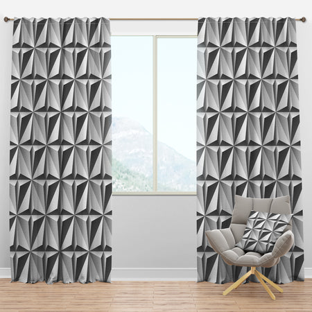 Engraved Pattern - Modern & Contemporary Curtain Panels