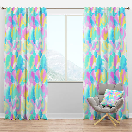 Holographic Pattern - Modern & Contemporary Curtain Panels