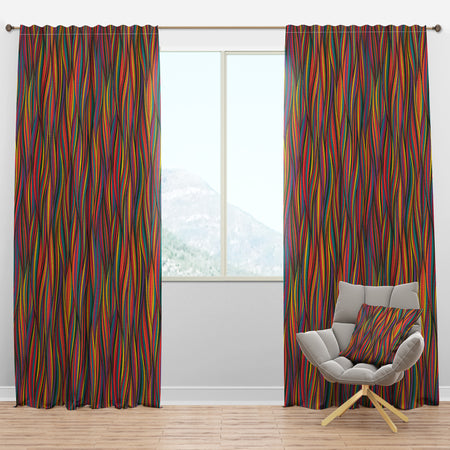 Gorgeous Wave - Bohemian & Eclectic Curtain Panels