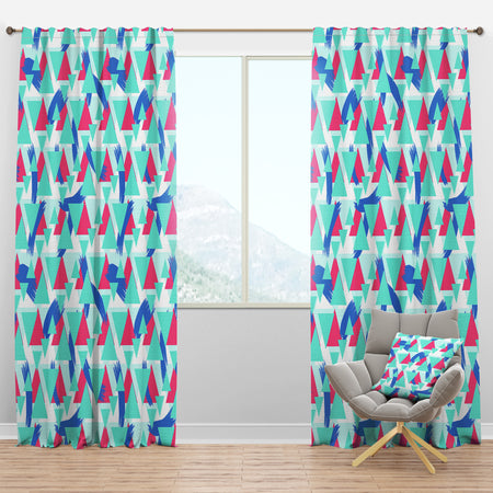 Geometric Pattern - Modern Curtain Panels
