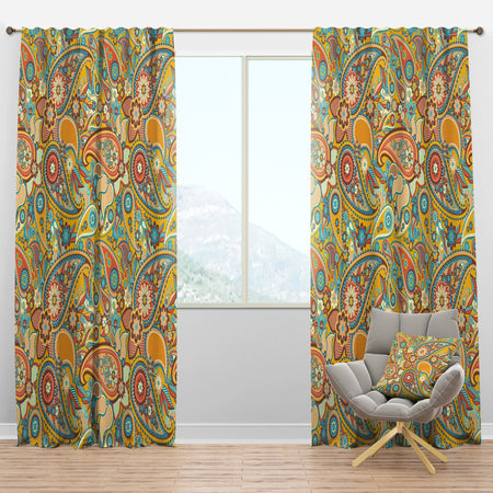 Pattern Paisley - Vintage Curtain Panels
