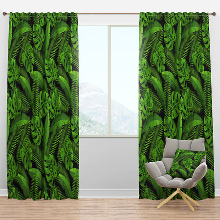 Exotic Tropical Plants - Tropical Curtain Panels