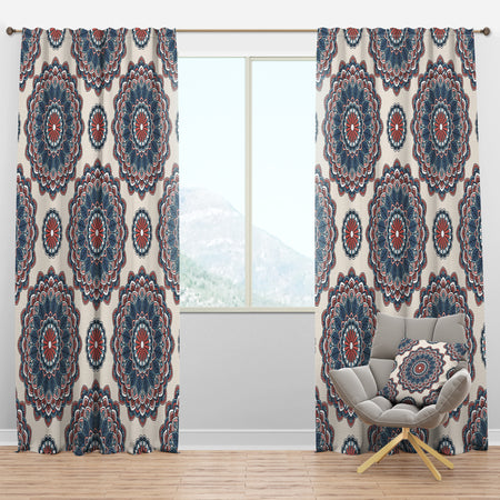 Oriental Pattern - Bohemian & Eclectic Curtain Panels
