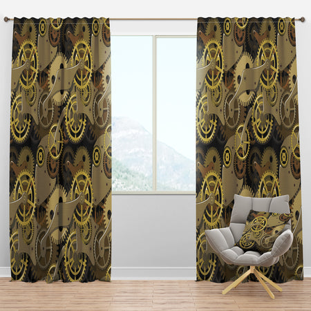 Gear Mecanics - Modern & Contemporary Curtain Panels